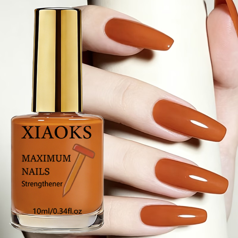 Nail Art Orange - Карамельно-оранжевое масло для укрепления ногтей -