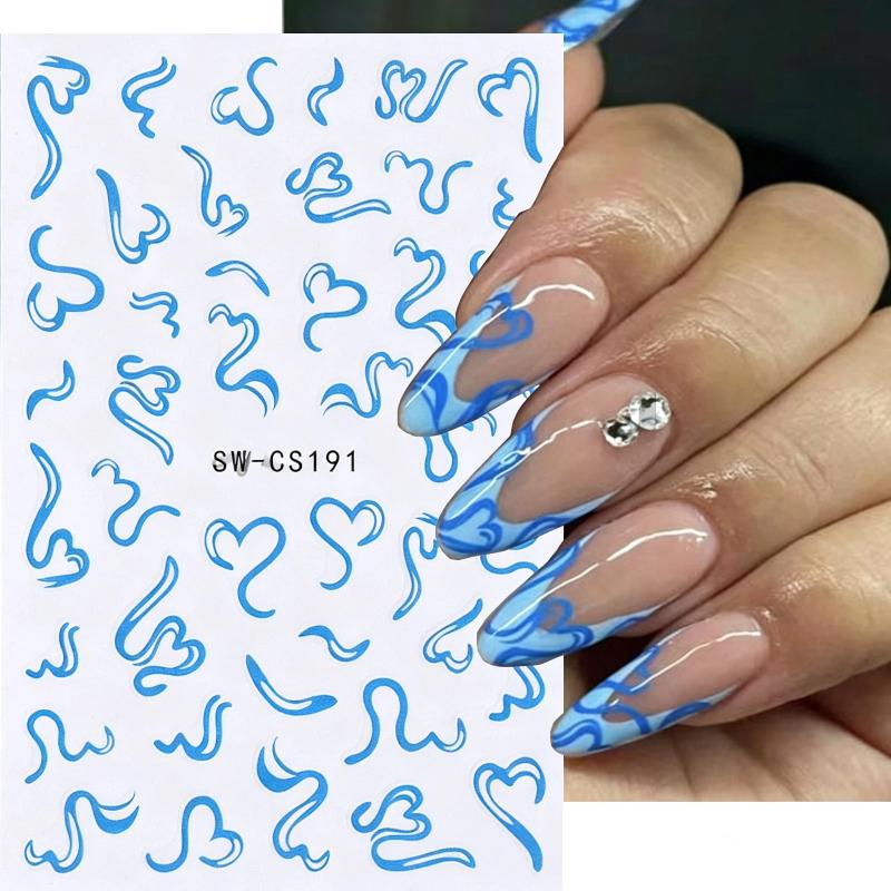 Nail Art Valentines Day - 2 листа наклеек для ногтей на