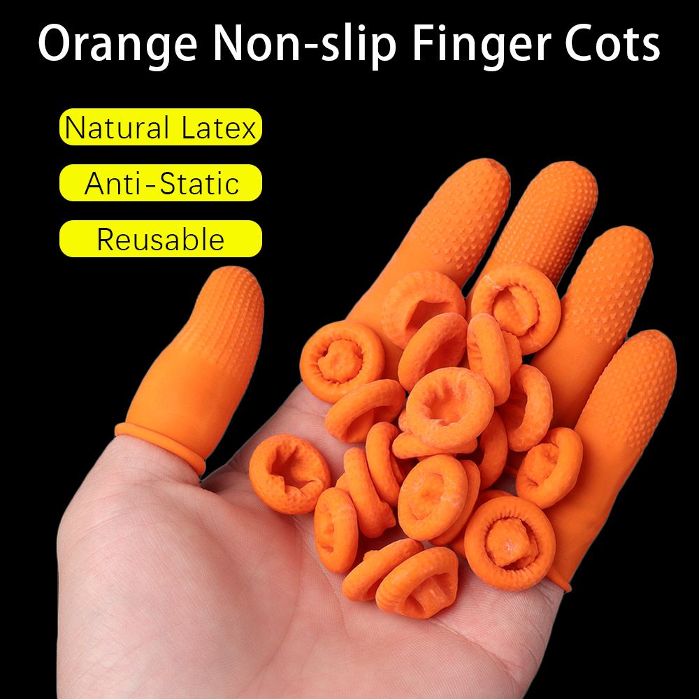 Nail Art Orange - 100 шт. многоразовых защитных накладок на