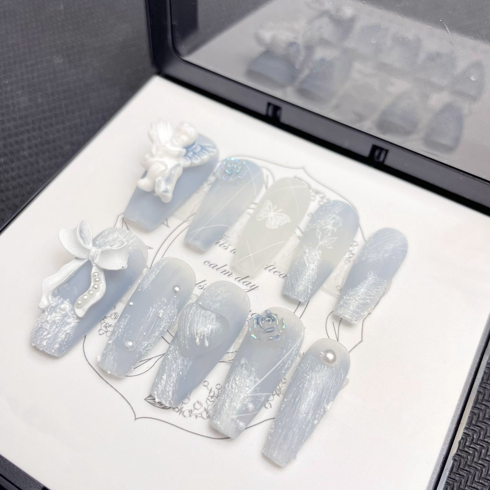 3D пластырь ангельские накладн – обзор и цена Nail Art Press On