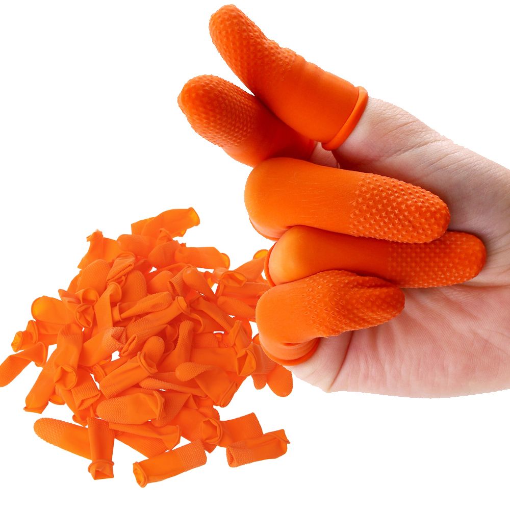 100 шт. Натуральные латексные  – обзор и цена Nail Art Orange