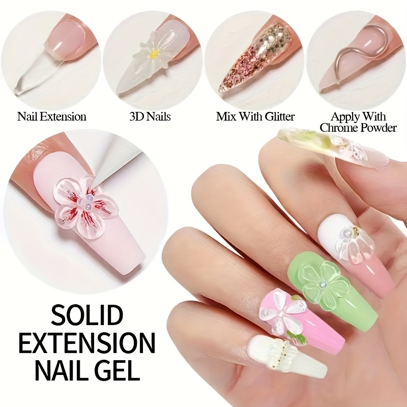 100 г прозрачного нелипкого ге – обзор и цена Nail Art Ombre