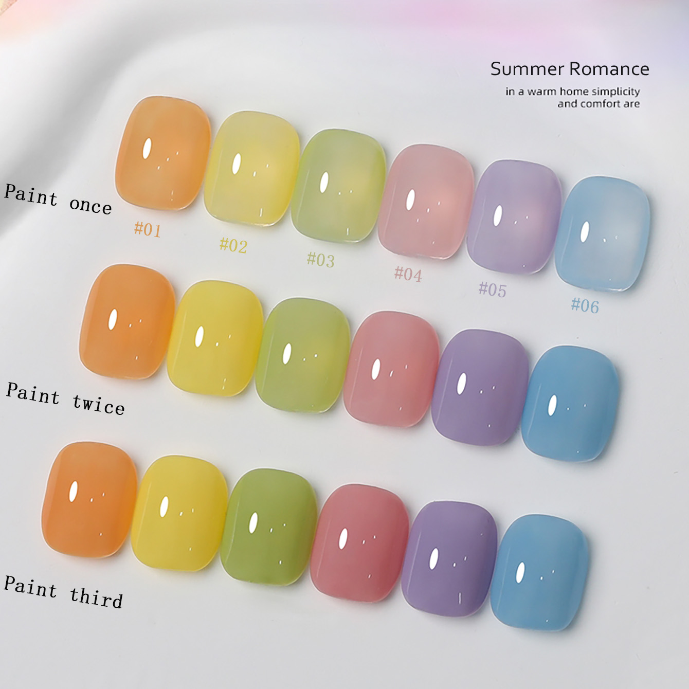 1-6 шт. Новые гель-лаки PSK Ma – обзор и цена Nail Art Orange
