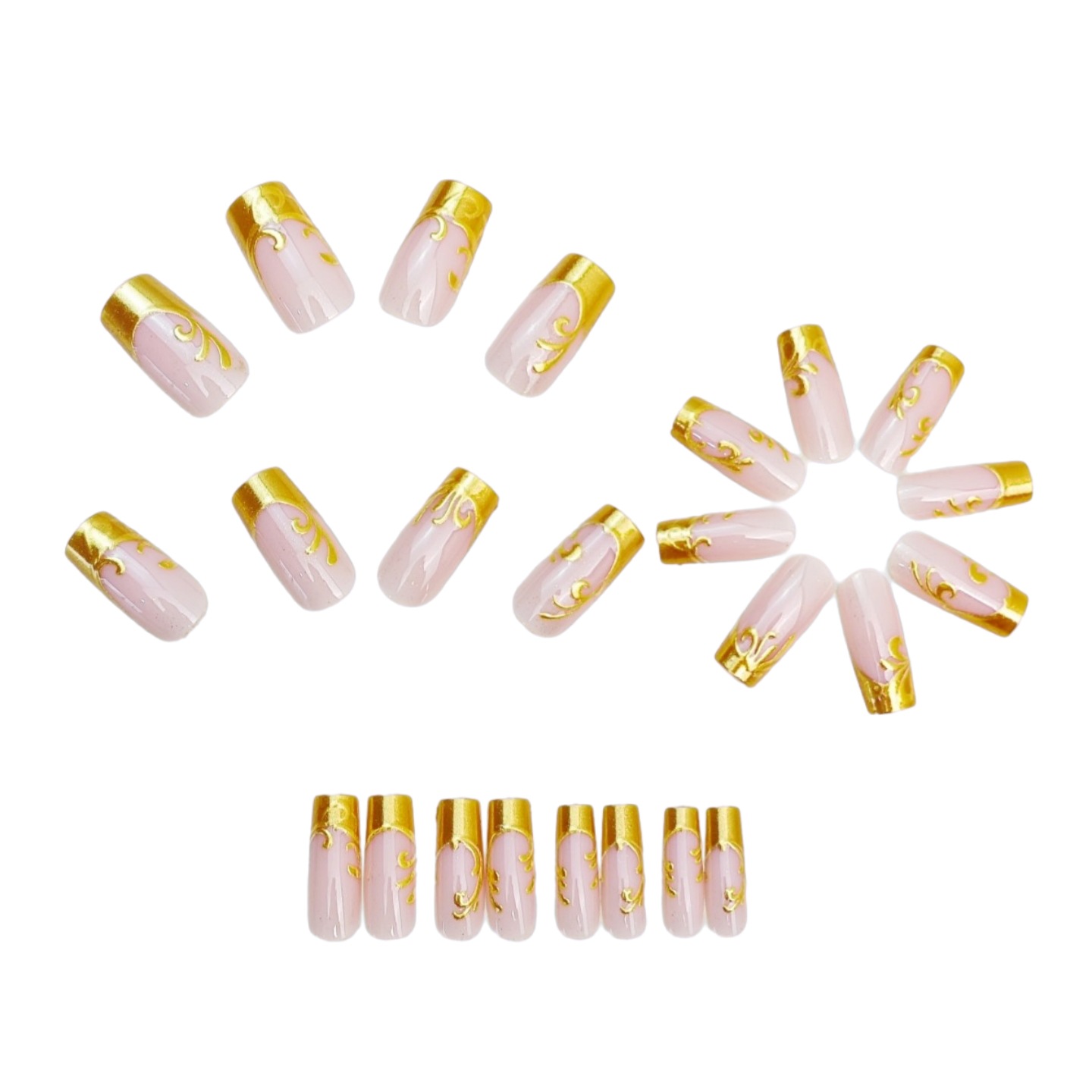 Средне-длинные накладные ногти – обзор и цена Nail Art Press On